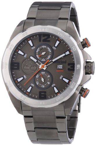 Timberland Herren-Armbanduhr XL Swains Multifunktion Analog Quarz Edelstahl beschichtet TBL.14114JSUS/61M von Timberland