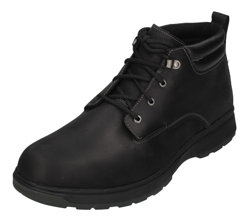 Timberland Herren Atwells Ave WP Chukka Boot, Black Full Grain, 41 EU von Timberland