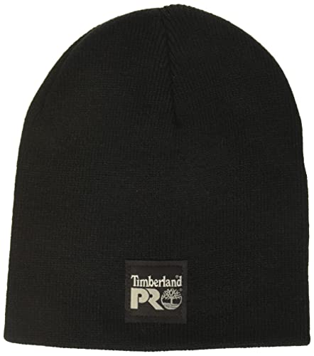 Timberland Herren Pro Beanie-Mütze, Tiefschwarz, Einheitsgröße US, Jet Black von Timberland