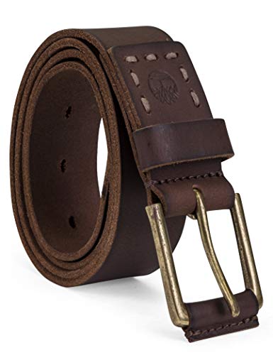 Timberland Herren Big and Tall 40Mm Pull Up Leather Belt Gürtel, Dunkelbraun, 34 von Timberland