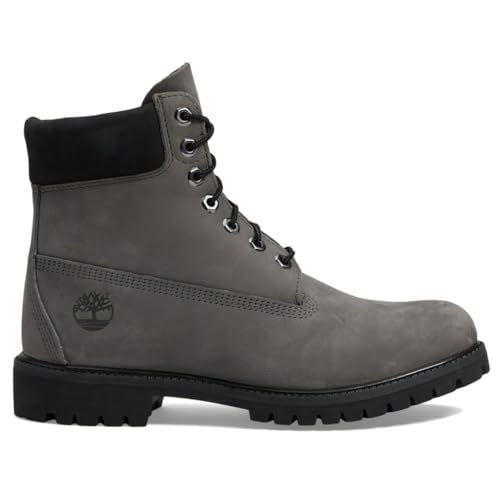 Timberland Herren Boots Premium 6-Inch-Stiefel WP medium grey grau - 9,5/43.5 von Timberland