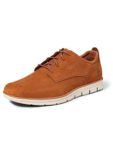 Timberland Herren Bradstreet Plain Toe Sensorflex Oxford Schuhe, Braun Rust Nubuck, 44.5 EU von Timberland