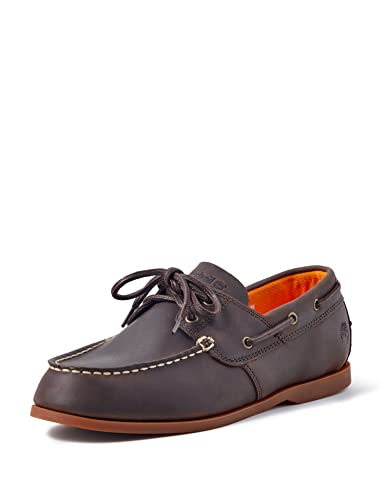 Timberland Herren Cedar Bay 2 Eye Boat Shoe, Dk Brown Full Grain, 43.5 EU von Timberland