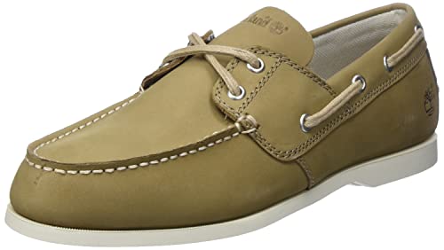 Timberland Herren Cedar Bay 2 Eye Boat Shoe, Medium Beige Nubuck, 43.5 EU Weit von Timberland