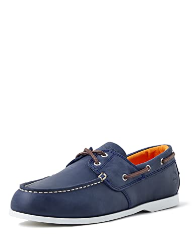 Timberland Herren Cedar Bay 2 Eye Boat Shoe, Navy Full Grain, 45 EU von Timberland