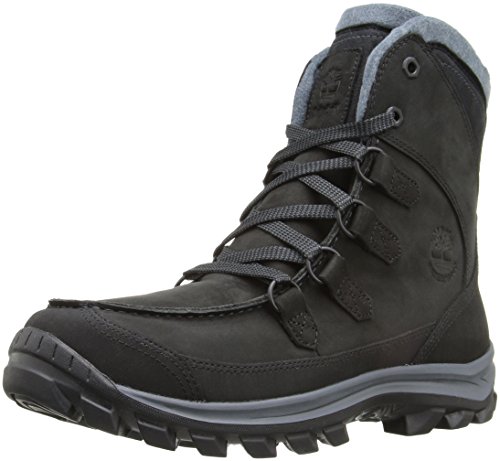 Timberland Herren Chillberg Premium WP INS Schneestiefel, Schwarzes Waterbuck Nubuk, 43.5 EU von Timberland