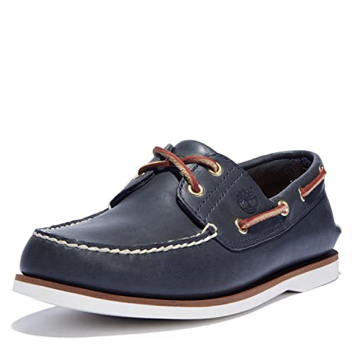 Timberland Classic Boat FTM 2 Eye 74036, Herren Bootschuhe, Grün (Navy-Mar), EU 41.5 (US 8) von Timberland
