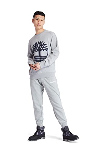 Timberland Herren Core Logo Crew Bb Sweatshirt, MGH/Dk Sapphire, M von Timberland