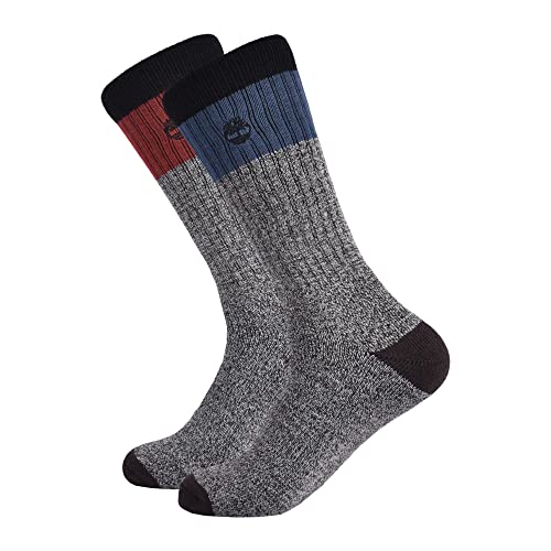 Timberland Herren Crew-Socken, Maulwurf (2er-Pack), Einheitsgröße von Timberland