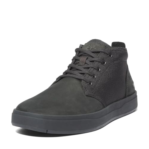 Timberland Herren Davis Square F/L Chukka Sneaker, Black, 40 EU von Timberland