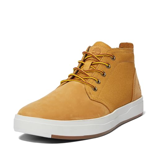 Timberland Herren Davis Square F/L Chukka Sneaker, Wheat, 41 EU von Timberland