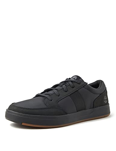 Timberland Herren Davis Square F/L Ox Basic Sneaker Low Top, Black Nubuck, 41.5 EU von Timberland