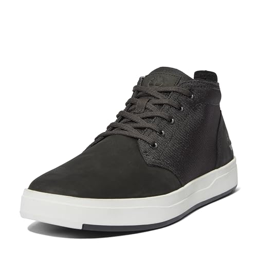 Timberland Davis Square, Herren Chukka Boots, Schwarz (Black Nubuk W/Cordora 1), 40 EU von Timberland