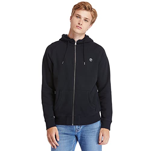 Timberland Herren E-r Basic Reg Zip Thru Sweatshirt, schwarz, M von Timberland