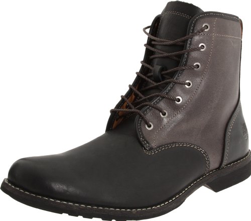 Timberland Herren EKCITY 6"SIDZIP BRN/TAN Stiefel Schwarz/Black FG/Waxed Grey Suede 44 EU von Timberland