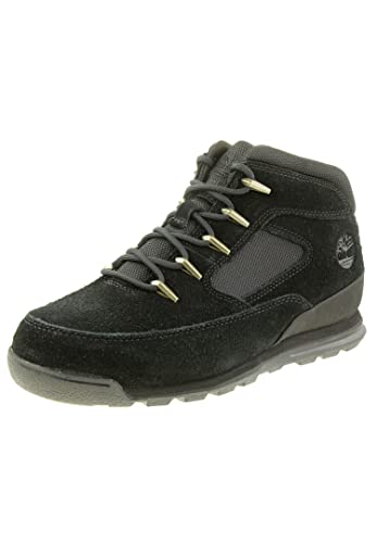 Timberland Herren Euro Rock Heritage L/F Basic Stiefel, Black Suede, 47.5 EU von Timberland