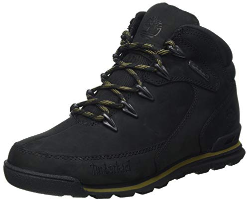 Timberland Herren Euro Rock Hiker Stiefel, Schwarz Black Nubuck, 41.5 EU von Timberland