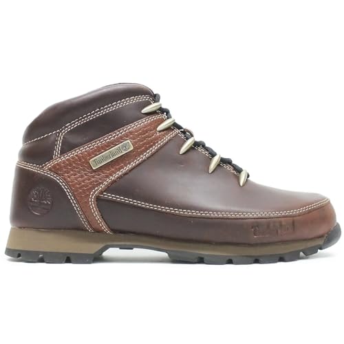 Timberland Herren Euro Sprint Mid Lace Leder Brown Stiefel 45.5 EU von Timberland