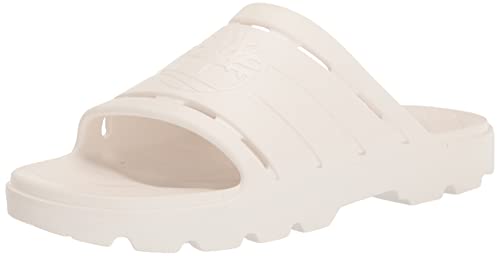 Timberland Herren Get Outslide Slide Sandale, Weiss/opulenter Garten, 39 EU von Timberland