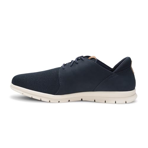 Timberland Herren Graydon Fabric and Leather Oxford Schuhe, Blau Navy Nubuck, 42 EU von Timberland