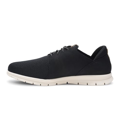 Timberland Herren Graydon Fabric and Leather Oxford Schuhe, Schwarz Black Nubuck, 45 EU von Timberland