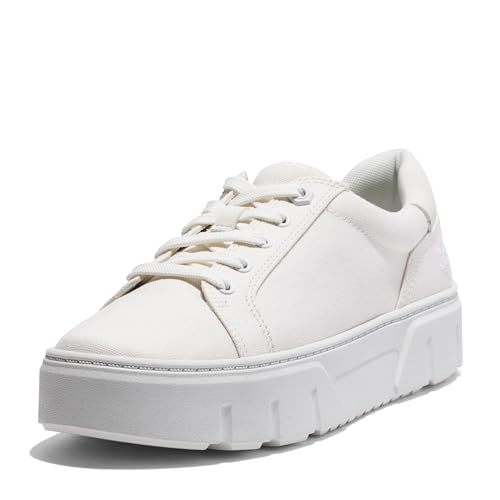 Timberland Herren Laurel Court Sneaker, White Canvas, 37 EU Weit von Timberland