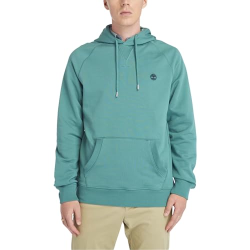 Timberland Herren Loopback Hoodie Sweatshirt, Meer Kiefer, Large von Timberland