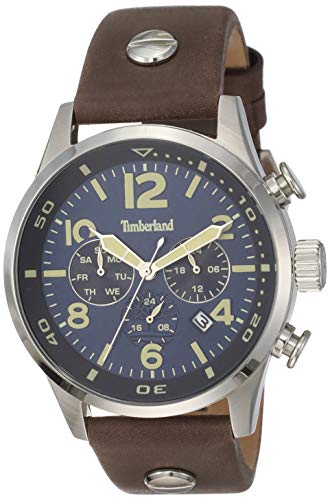 Timberland Herren Multi Zifferblatt Quarz Uhr mit Leder Armband TBL.15376JS/03 von Timberland
