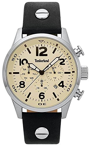 Timberland Herren Multi Zifferblatt Quarz Uhr mit Leder Armband TBL.15376JS/07 von Timberland