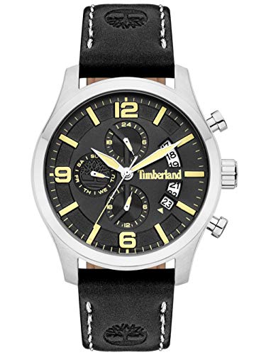Timberland Herren Multi Zifferblatt Quarz Uhr mit Leder Armband TBL15633JS.02 von Timberland