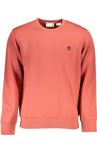 Timberland Herren Oyster River TFO Brust Logo Brushback Crew Neck Chili Oil-app Sweatshirt, XL von Timberland