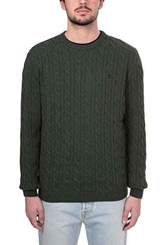 Timberland Herren Phillips Brook Cable Crew Neck Sweater Duffel Bag Polo-Pullover, XL von Timberland