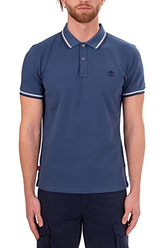 TIMBERLAND - Men's slim polo shirt with contrasting piping - Size XXL von Timberland