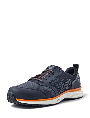 Timberland PRO Herren Reaxion NT FP ESD S3 Fire and Safety Shoe, Black Orange, 47 EU von Timberland