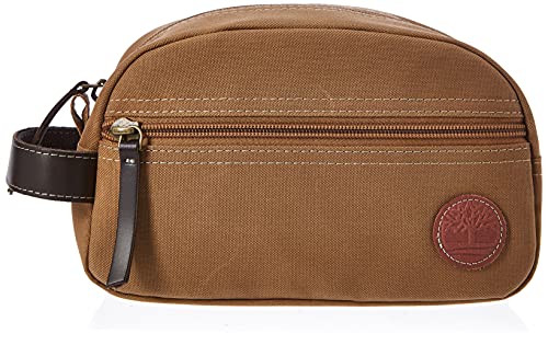 Timberland Herren Reise-Set Kulturbeutel Organizer, Khaki, Einheitsgröße, Kulturbeutel aus Segeltuch für Reisen von Timberland