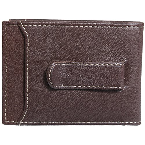 Timberland Herren Slim Leder Fronttasche Kreditkartenetui Brieftasche Reisezubehör-Bi-Fold Wallet, Braun (Geldklammer), Einheitsgröße von Timberland