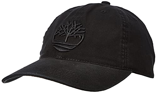 Timberland Herren Cotton Canvas Baseball Cap, schwarz, Einheitsgröße von Timberland