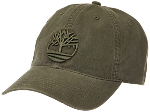 Timberland Herren Cotton Canvas Baseball Cap, Traubenblatt, Einheitsgröße von Timberland