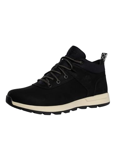 Timberland Herren Sprint Basic Mid Lace Leder-Sneaker, Black, 45.5 EU von Timberland