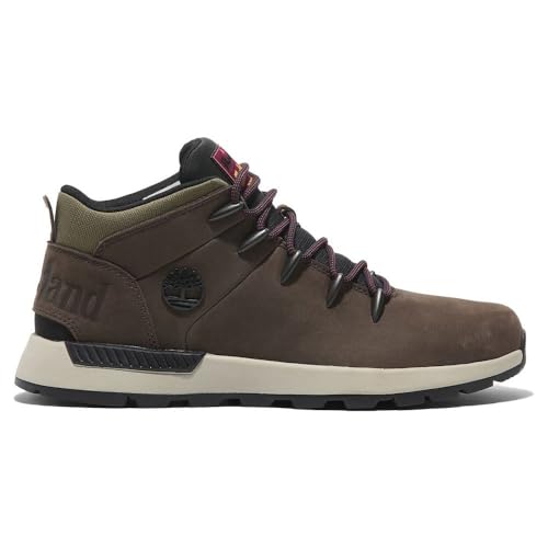 Timberland Herren Sprint Trekker Mid Nubuck Dark Brown Stiefel 47.5 EU von Timberland