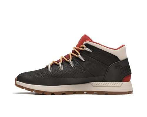 Timberland Herren Sprint Walking-Schuh, Black Mesh w Red, 41 EU von Timberland