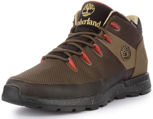 Timberland Herren Sprint Walking-Schuh, Olive Mesh w Black, 47.5 EU von Timberland