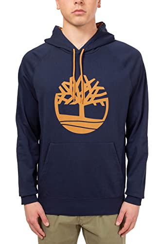 Timberland - Herren-Sweatshirt mit Kapuze und Logo, blau, M von Timberland