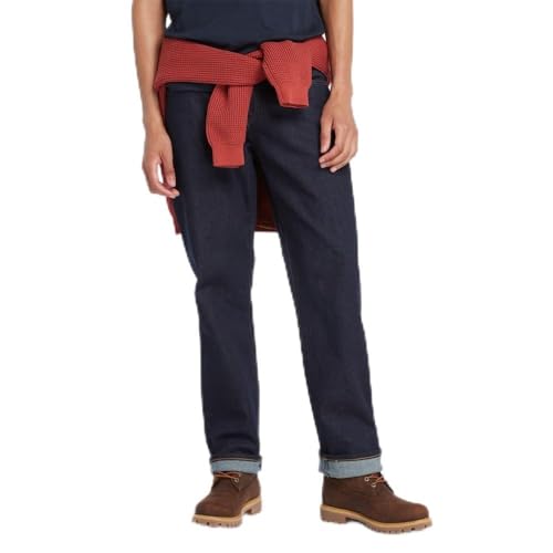 Timberland Herren TFO Stretch Denim (gerade) Rinse Wash Hose, spülen waschen, 38W x 34L von Timberland