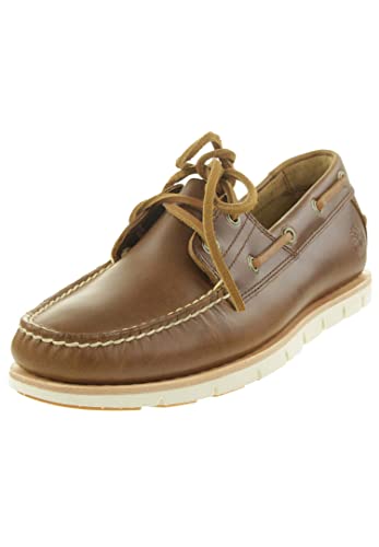 Timberland Herren Tidelands Classic 2 Eye Bootsschuhe, Braun (Sahara Hlf), 40 EU von Timberland