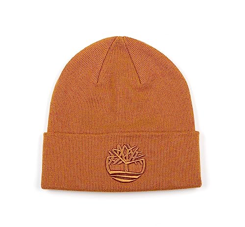 Timberland Herren Tonal 3D Embroidery Beanie-Mütze, Weizen, Einheitsgröße von Timberland