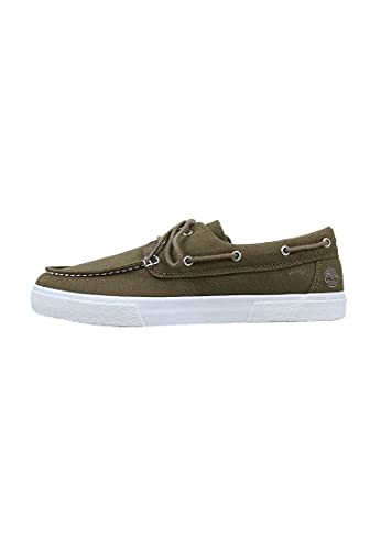Timberland Herren Union Wharf 2.0 Ek+ 2 Eye Boat Ox Sneaker, Grün, 41.5 EU, grün, 43 EU von Timberland