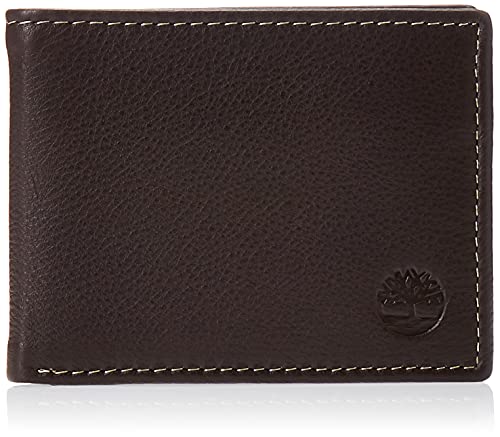 Timberland Herren Wellington Sicherheits RFID-Leder Geldbörse, Braun, Einheitsgröße von Timberland