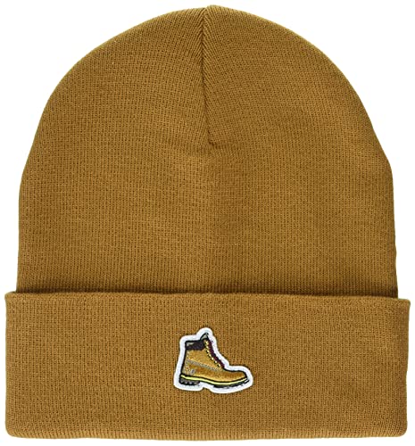 Timberland Herren Tall Cuffed Beanie-Mütze, Weizen, Einheitsgröße von Timberland