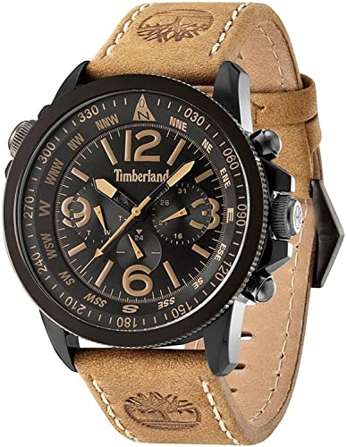 Timberland HerrenArmbanduhr Analog Quarz Leder TBL15129JSBU.02 von Timberland